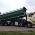 MAN met Wierda-as voor Willard transport