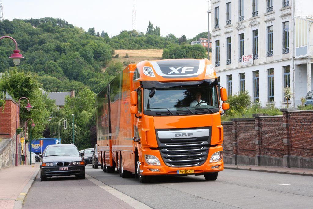 DAF Euro 6 bakwagens Ardennen