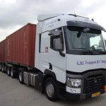 Renault T in de containers