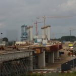 Veerwegviaduct A15 open voor autoverkeer