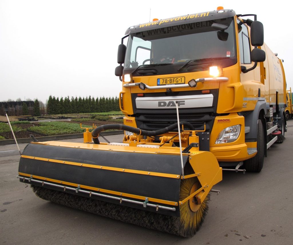 DAF CF veegwagen van der Wiel