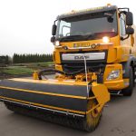 Sterke en slimme DAF CF veegmachine