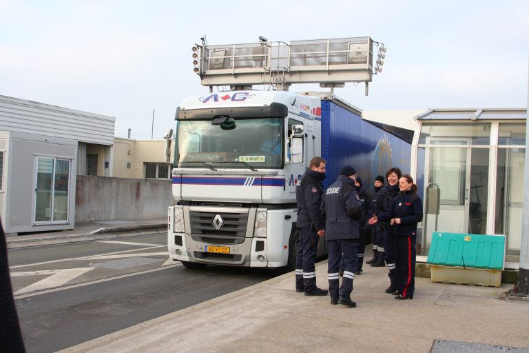 Truckstar bezoekt Calais