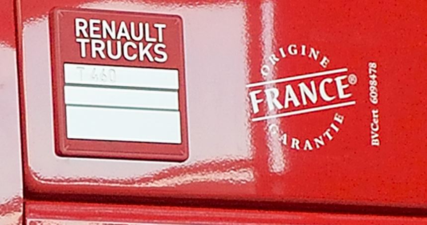 Renault T Norbert Dentressangle origin france garante