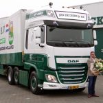 Jan Deckers Jr. met 3 nieuwe DAF XF's