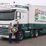 Jan Deckers Jr. met 3 nieuwe DAF XF's