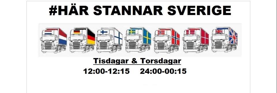 Här stannar Sverige actie Zweden