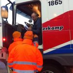 FNV-actie bij Heisterkamp en Farmtrans