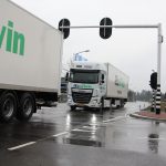 DAF en TNO in 'platooning'-demonstratie