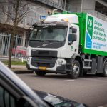 Volvo bakwagens in het oud papier