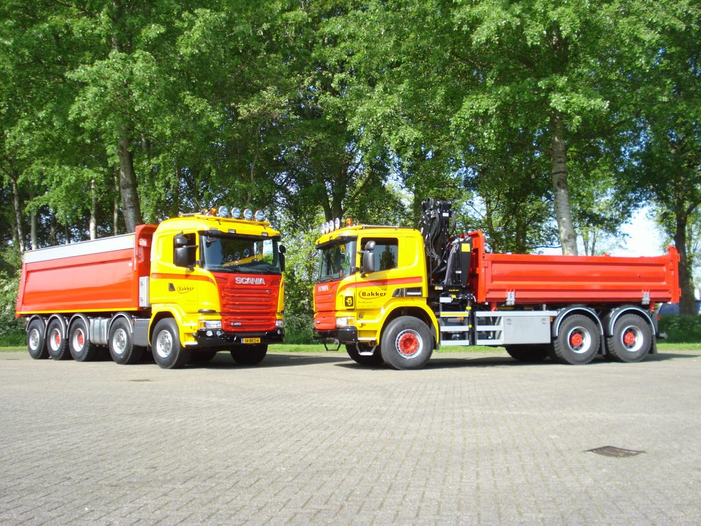 Scania kippers Bakker Reduzum