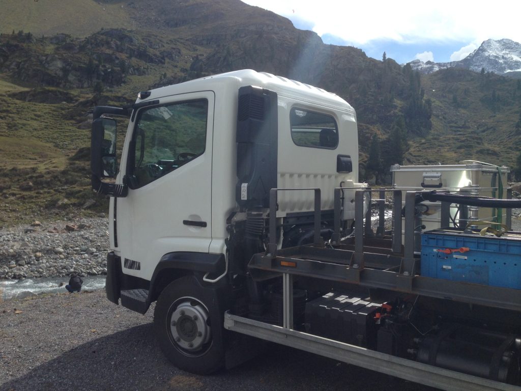 Nissan NV500 Cabstar waterstof brandstofcel