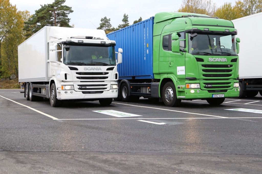 Scania take control 2015 CO2 Zweden