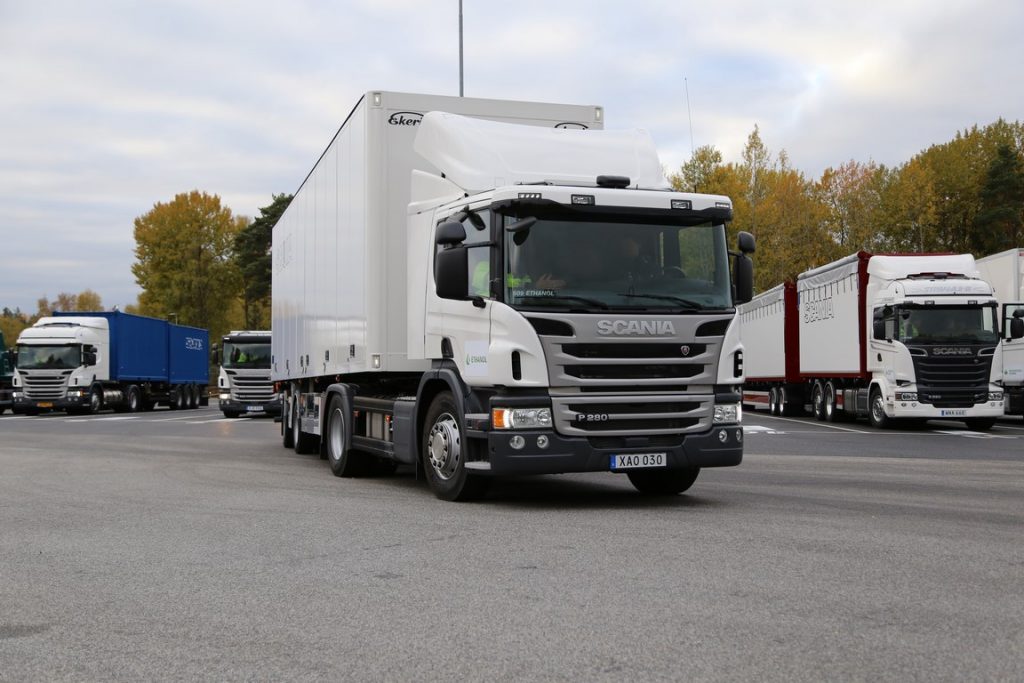 Scania take control 2015 CO2 Zweden