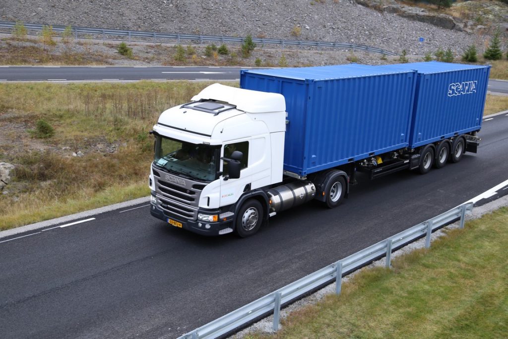 Scania take control 2015 CO2 Zweden