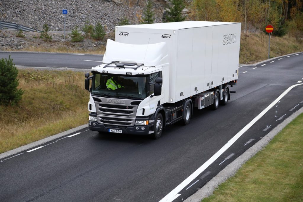 Scania take control 2015 CO2 Zweden