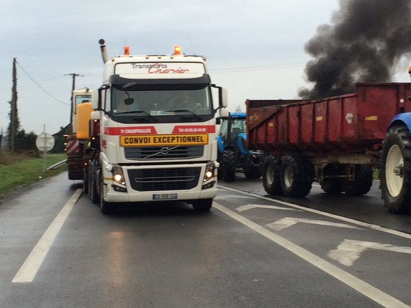 Blokkades boze boeren krimpen