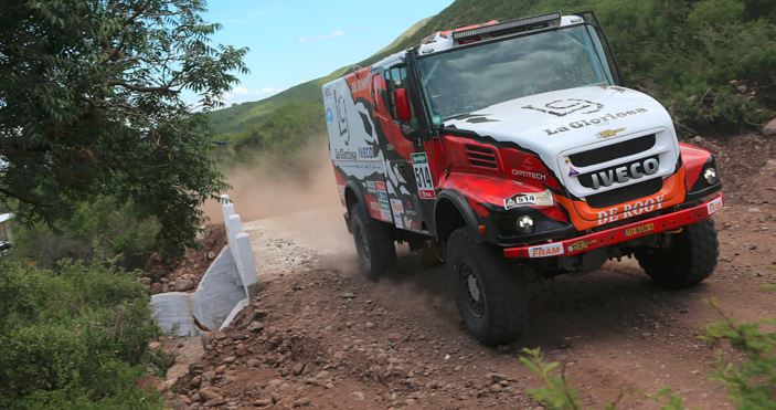 Stacey leidt truckklassement Dakar
