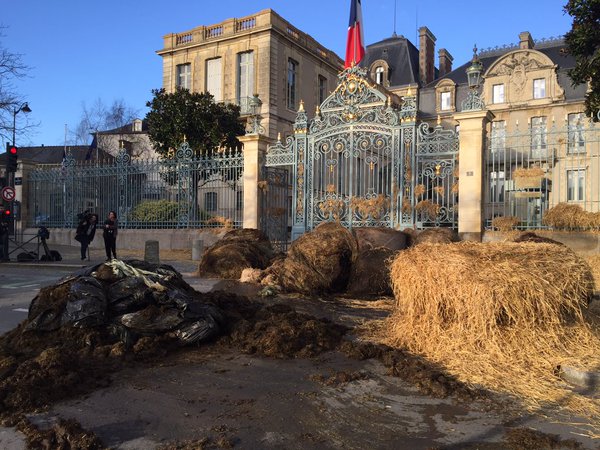 Blokkades boze boeren krimpen