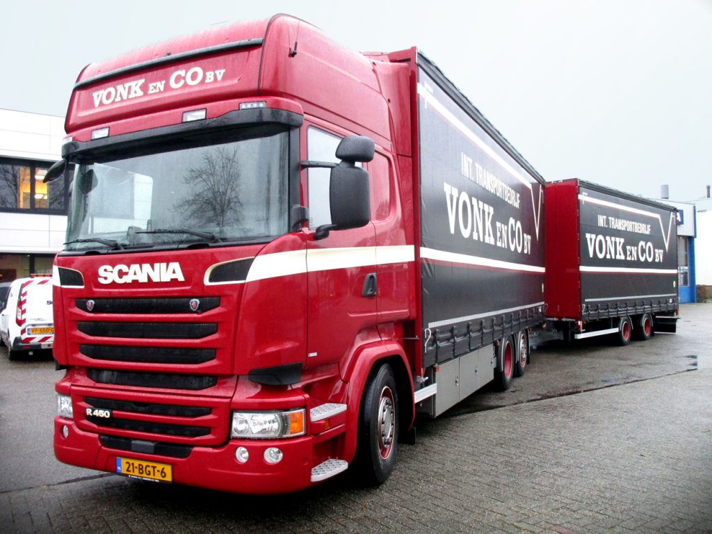 Scania R450 combi voor Vonk en Co