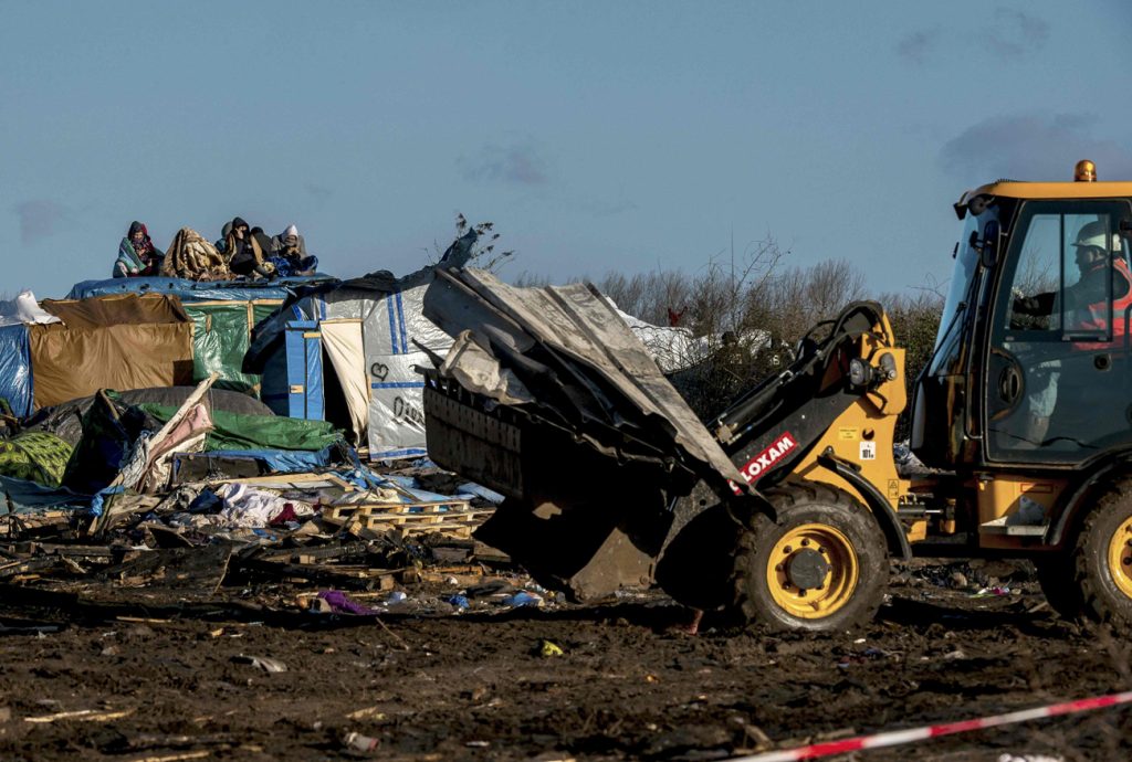 Calais ontruiming kamp Jungle ANP-foto