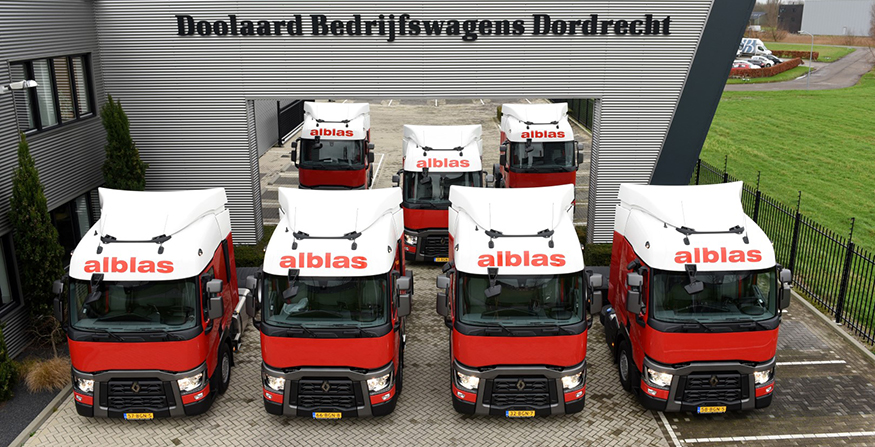 Tien nieuwe Renault T430 trucks Alblas