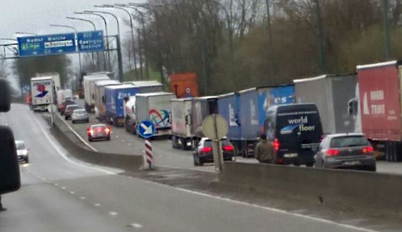 Tankstations niet bevoorraad in België