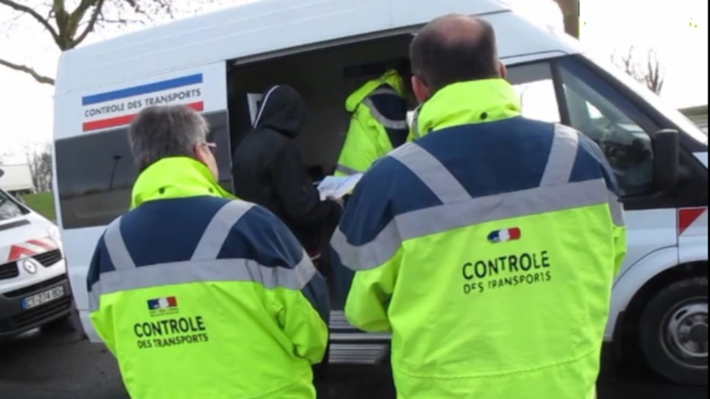 Franse politie controle