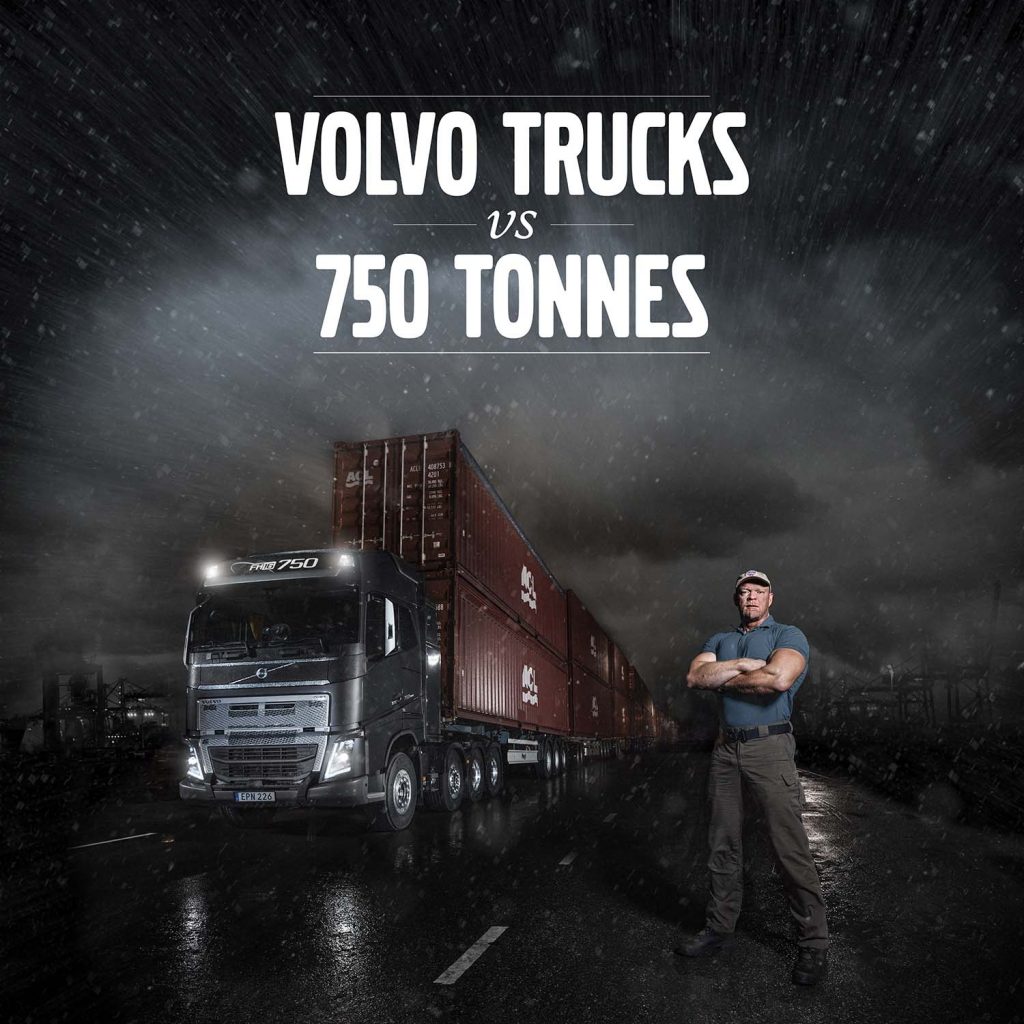 Volvo FH16 750 vs 750 ton