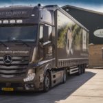 Actros in het stro en hooi