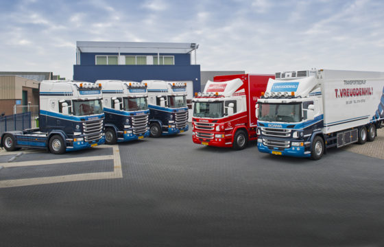 Nieuwe Scania's voor T. Vreugdenhil
