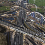 A1 dicht bij verrijden spoorbrug Muiderberg