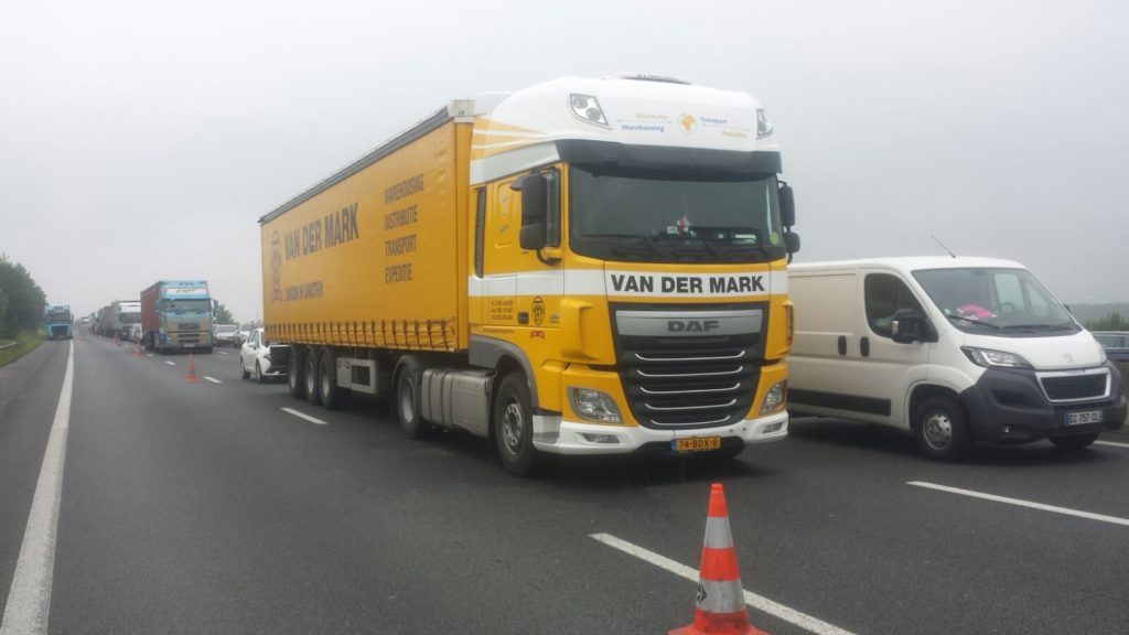 Frankrijk overstroming A10 Orléans