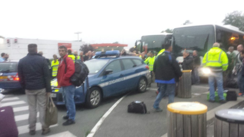 Frankrijk overstroming A10 Orléans