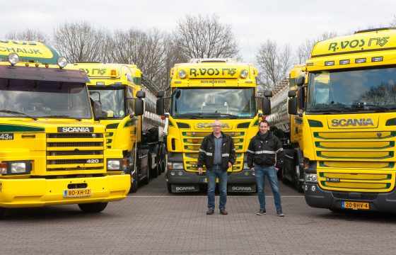 Tweehonderdste truck R. Vos Transporten is een Scania