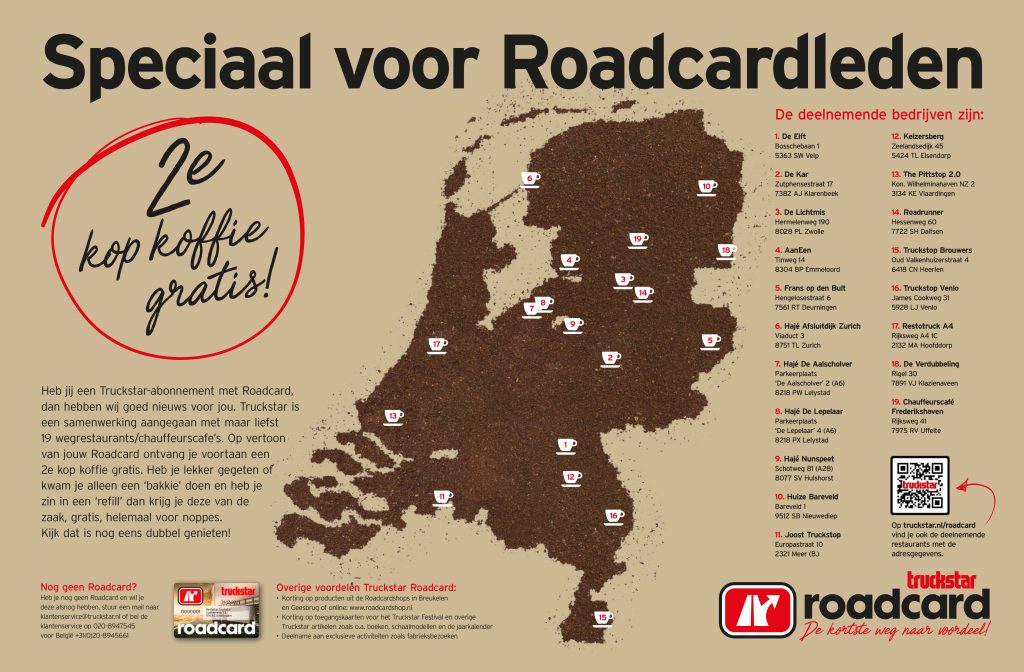 roadcard koffie