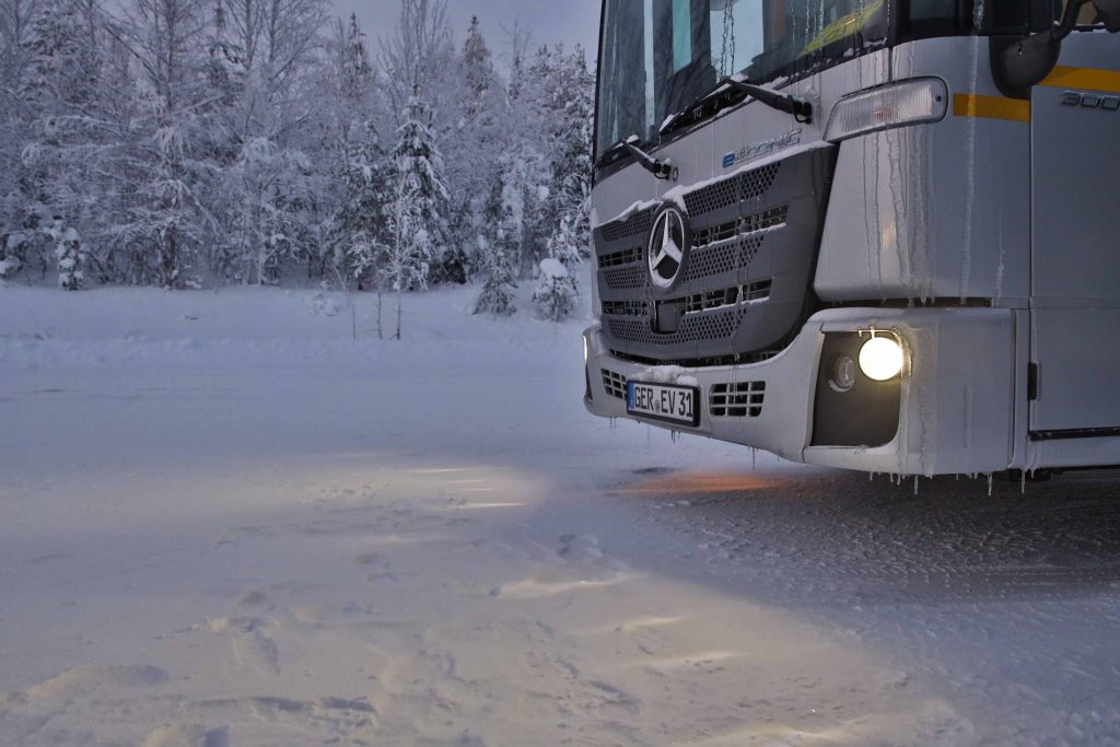 Mercedes wintertest