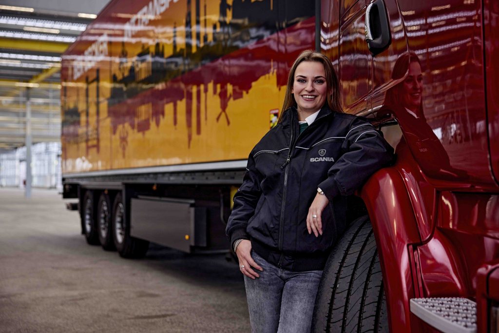 vrouwen worden vrachtwagenchauffeur