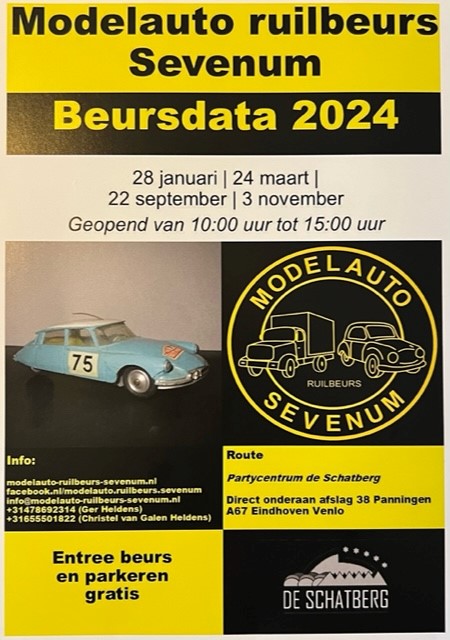 2024 Modelauto Ruilbeurs Sevenum