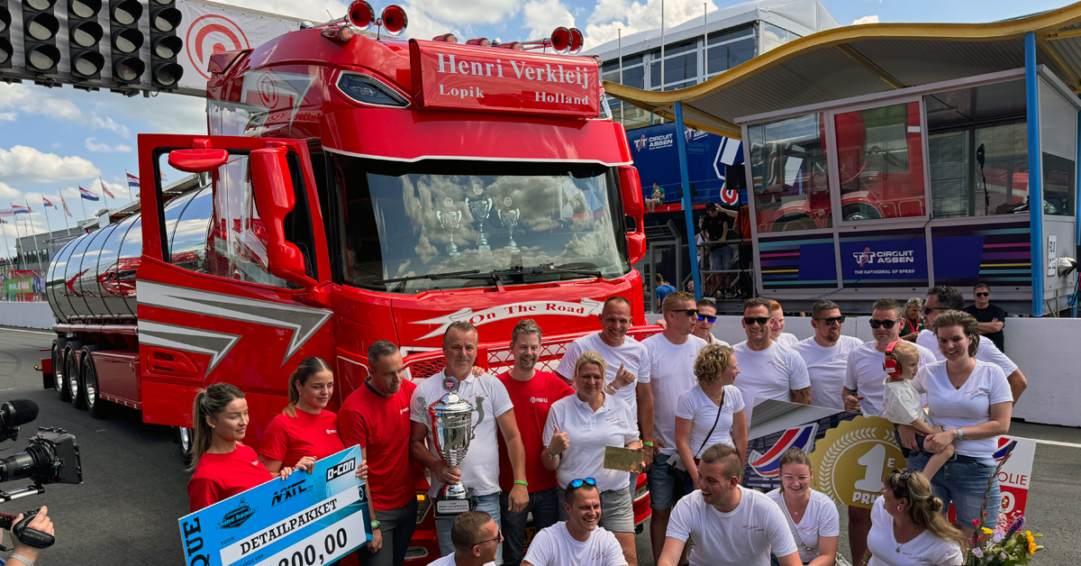 Henry Verkelijk has the most beautiful truck in the Netherlands 2024