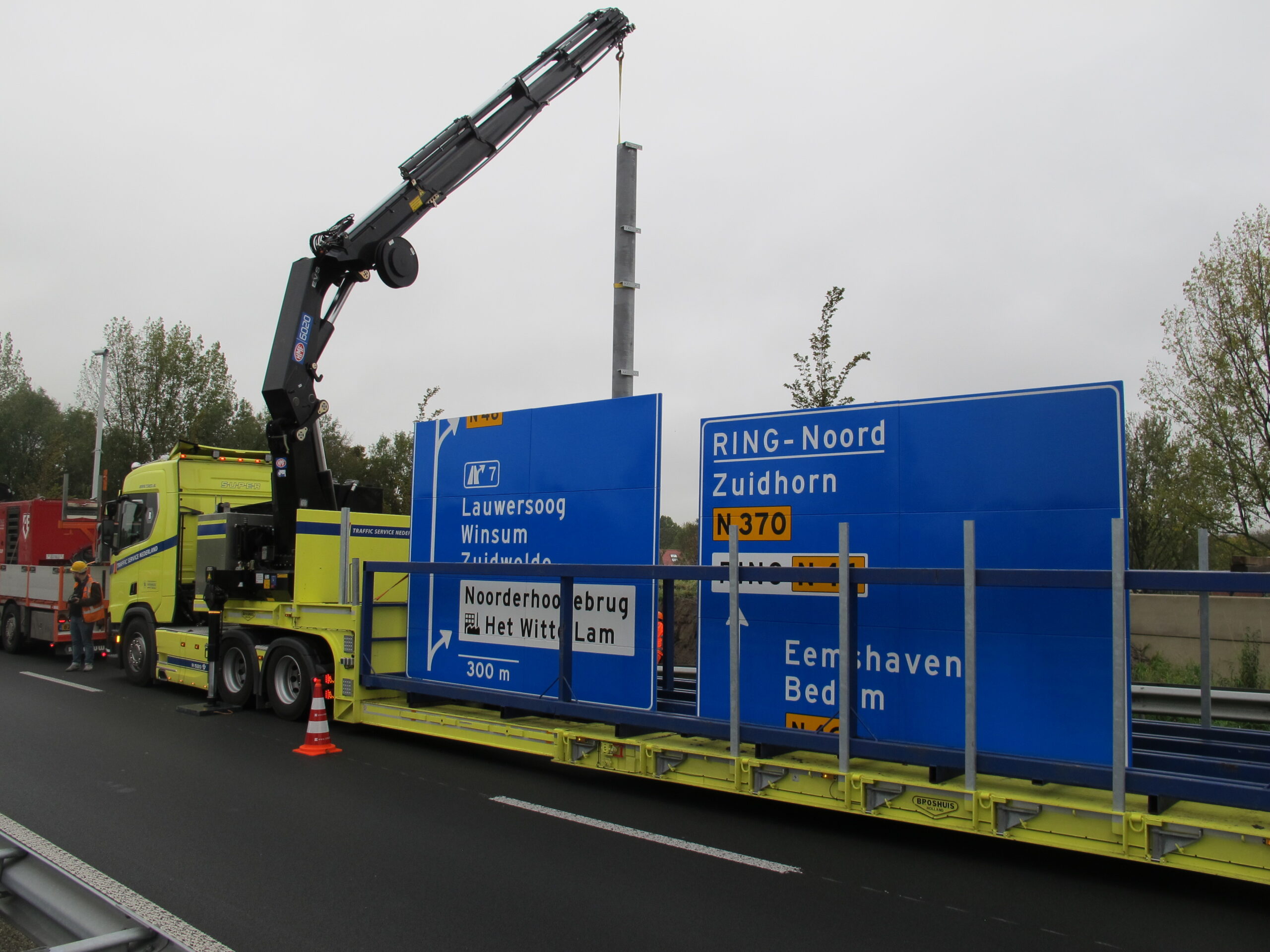 Kantje boord, maar het laatste verkeersbord op oostelijke ring Groningen staat