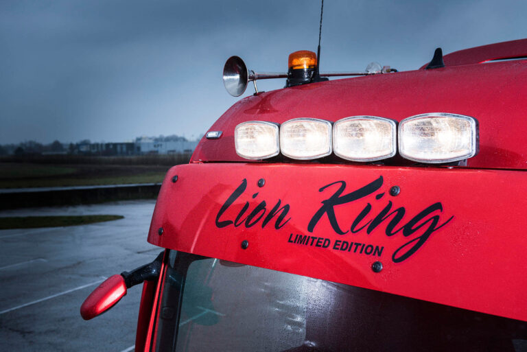 MAN TGX 'Lion King' voor Van der Sleen