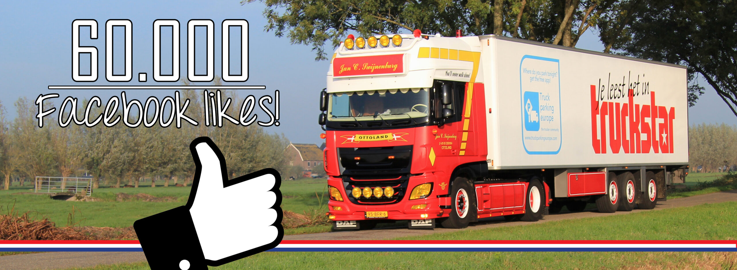 60.000 likes voor Truckstar Facebook