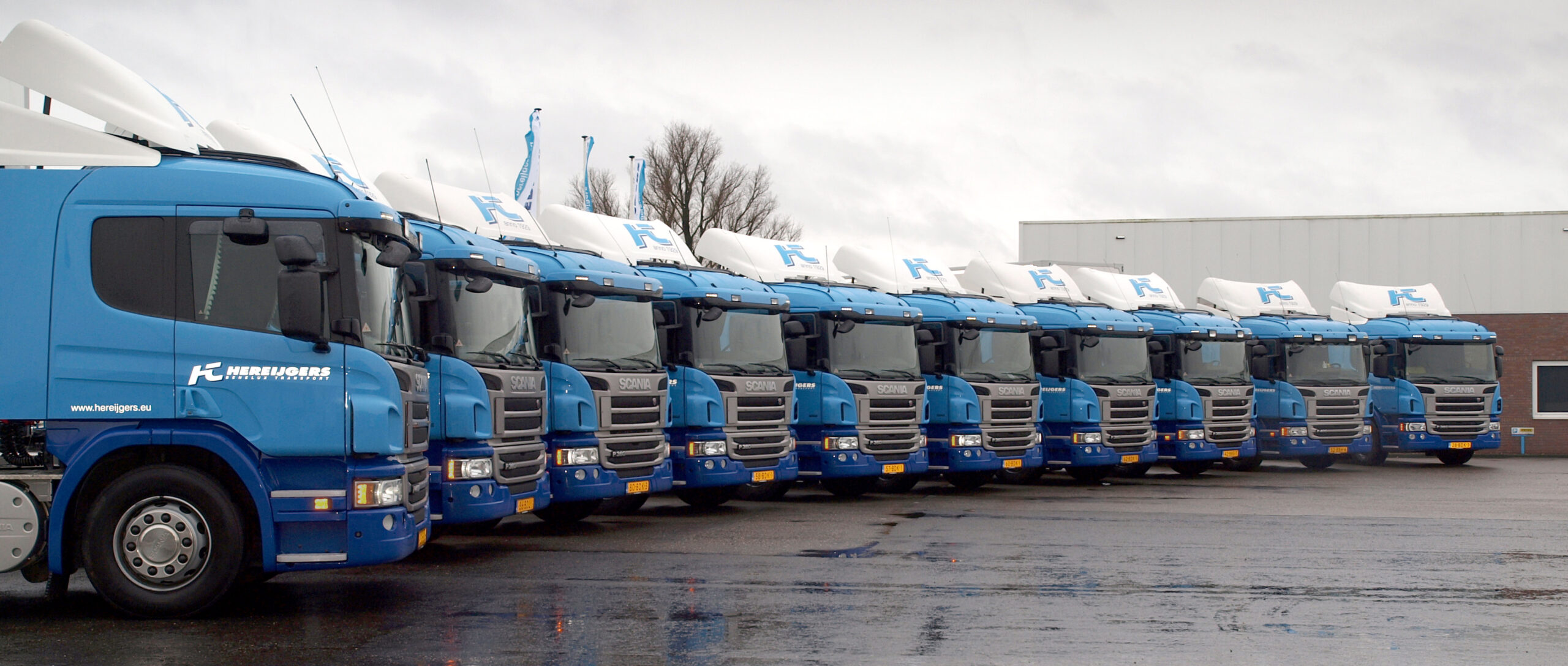 Tien nieuwe Scania Euro 6 trekkers voor Bas-Hereijgers