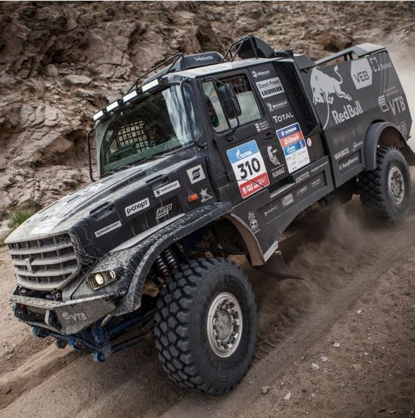 Kamaz torpedo: grote afwezige tijdens de Dakar 2017.