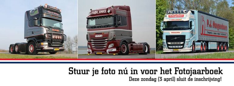 Jouw truck in het Fotojaarboek 2016