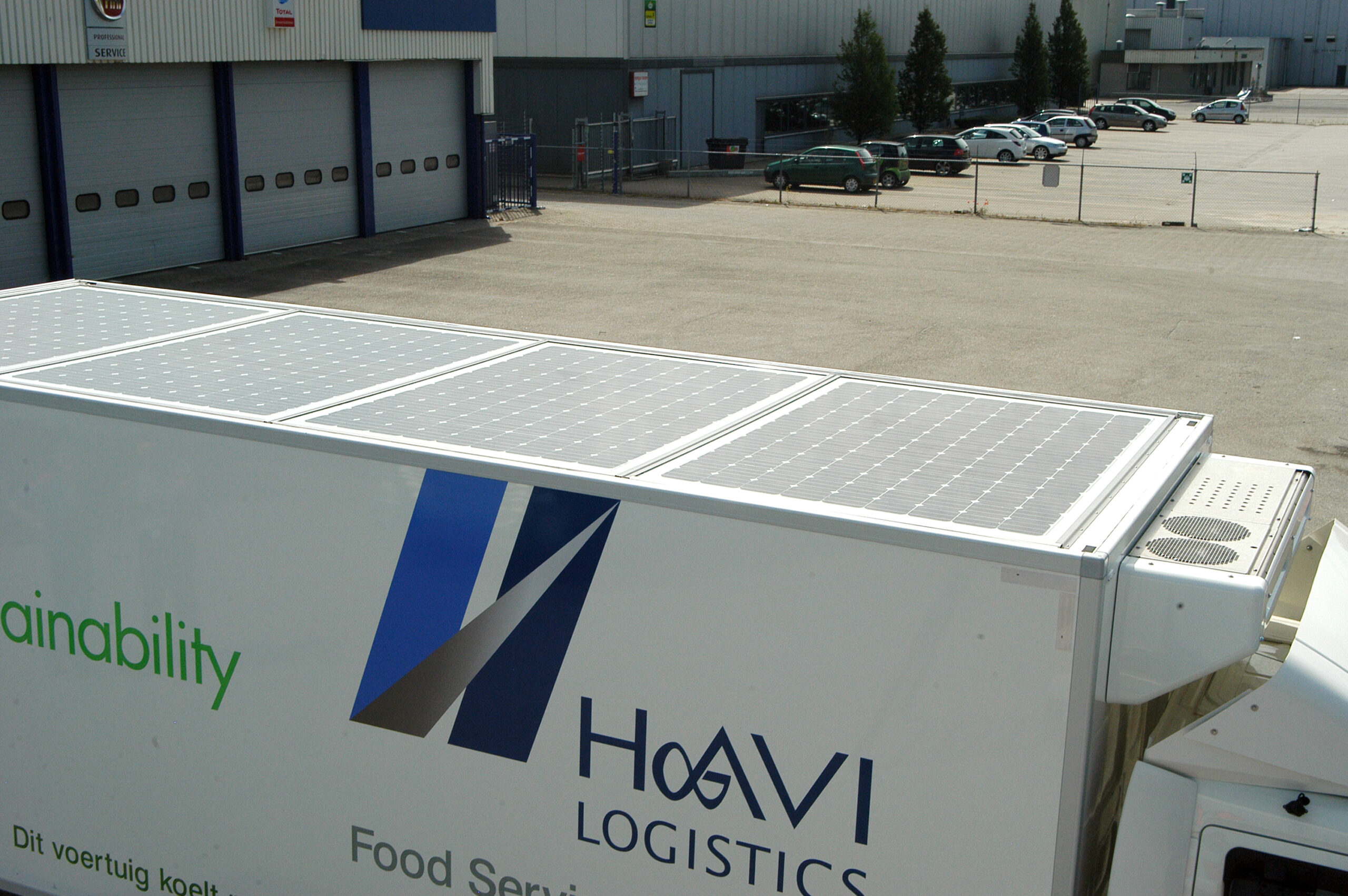 HAVI Logistics koelt met zonne-energie