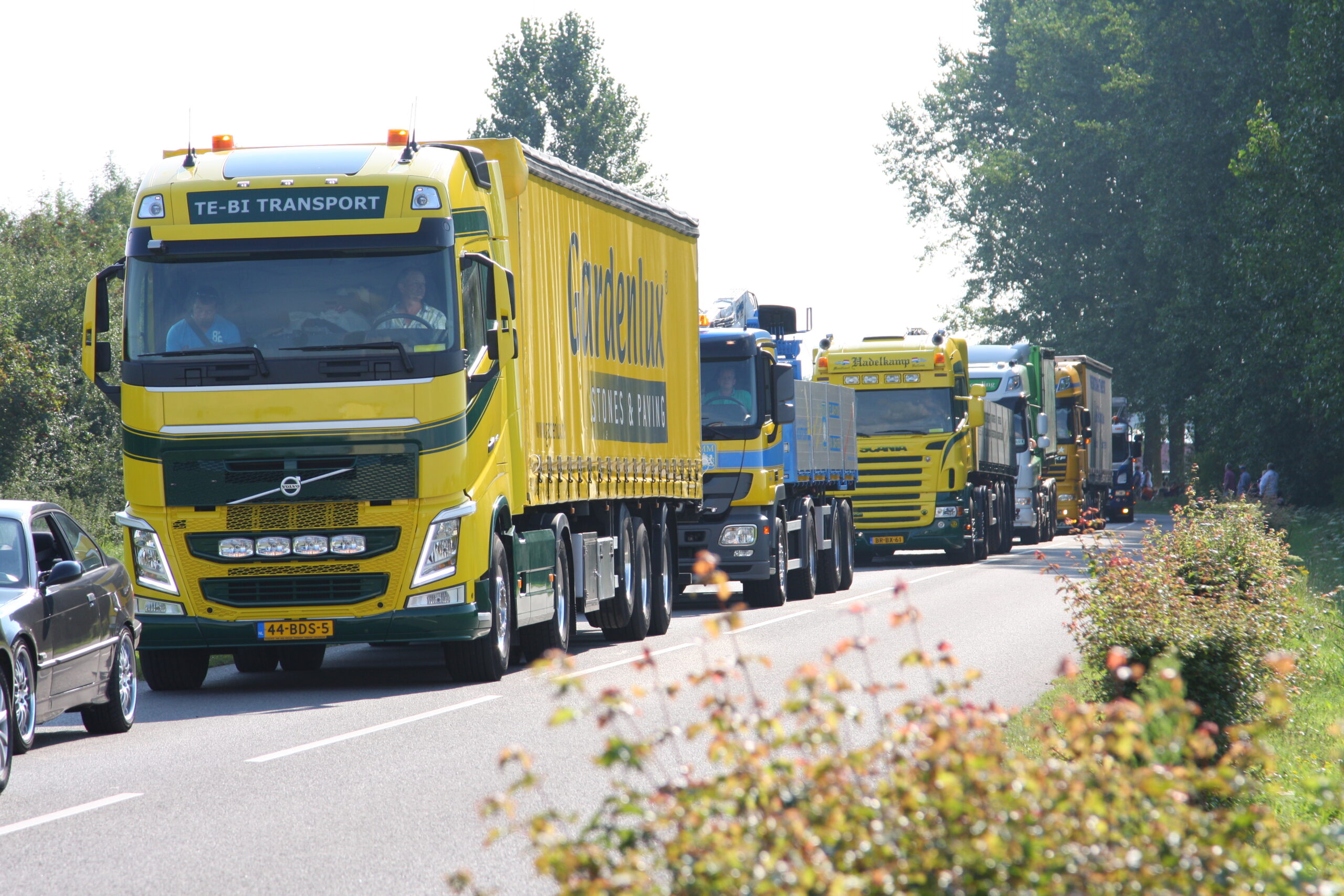 Het grote uitrijden is begonnen