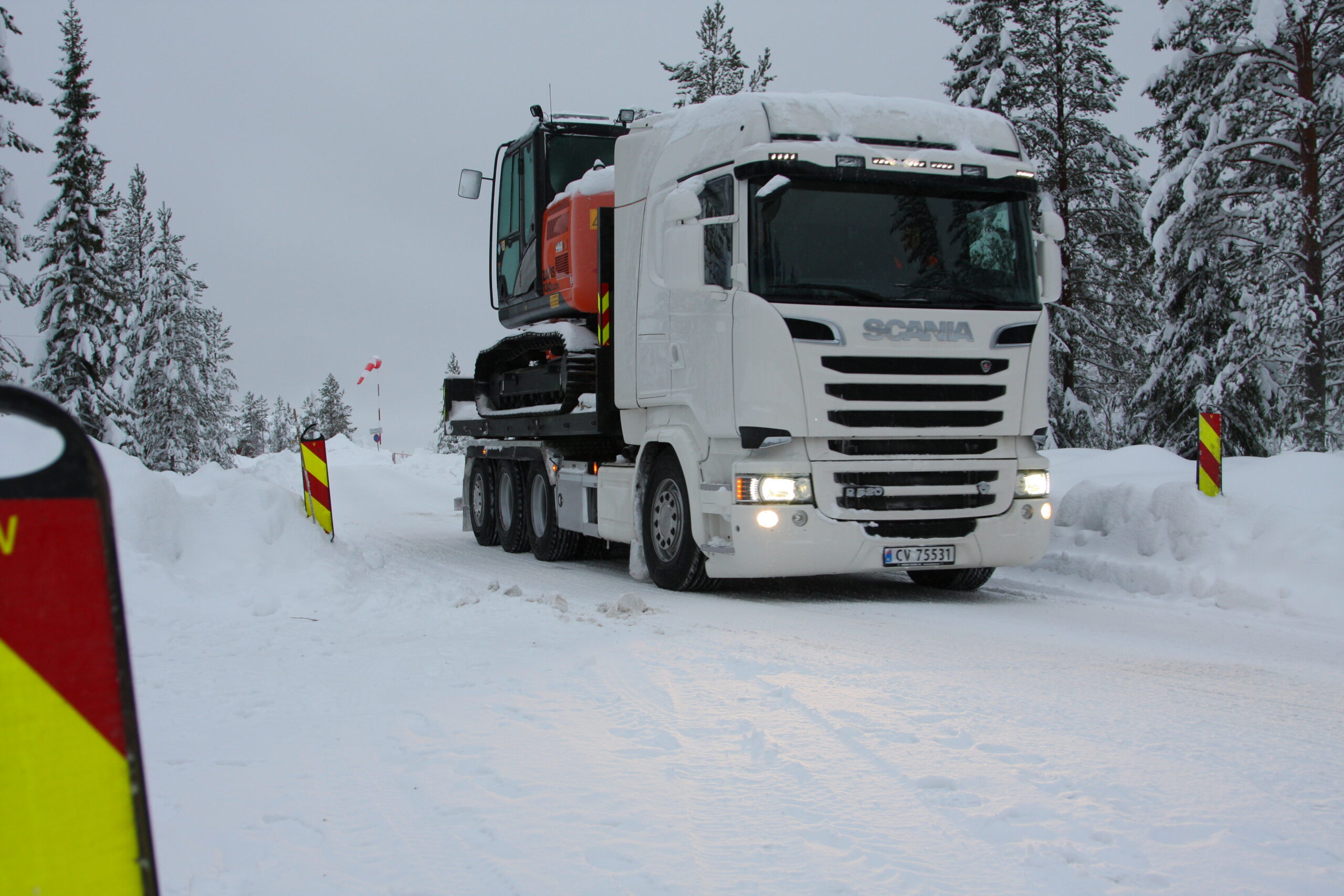 Op Noorse winterwegen met Scania