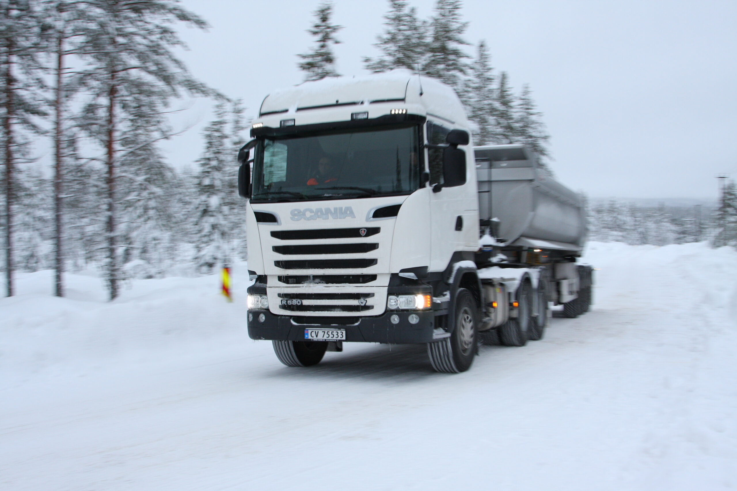 Op Noorse winterwegen met Scania